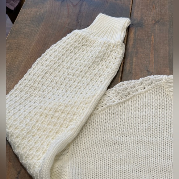 SOLD ✅ NWT ABOUND Women’s Long Sleeve Ivory Pullover Knit Sweater Made In USA S - Picture 4 of 9